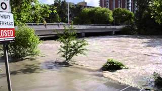 Elbow river flooding Calgary June 20 th 2013