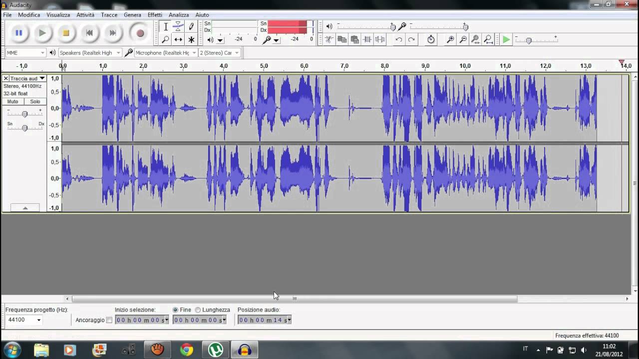 Come scaricare e usare Audacity 2.0.1 Tutorial ITA - YouTube