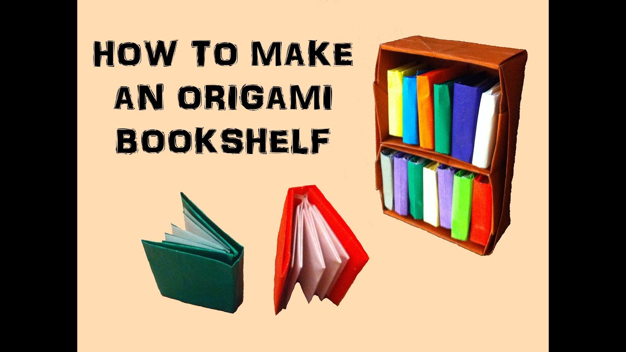 How To Make an Origami Bookshelf - YouTube