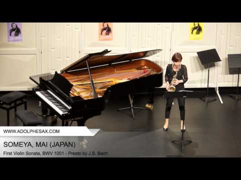 Dinant 2014 – SOMEYA Mai (First Violin Sonata, BWV 1001 – Presto by J.S. Bach)