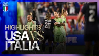 Highlights: USA-Italia 2-0 | Femminile | Amichevole