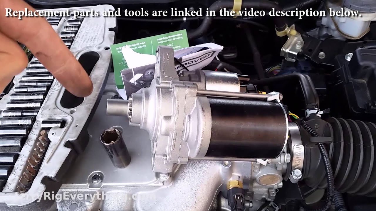 07 Honda Accord Starter Motor Replacement Video  JerryRigEverything 