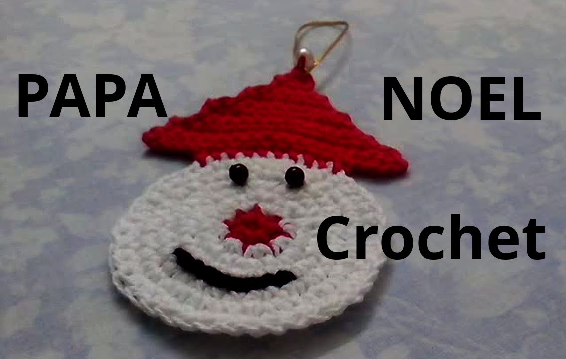 Papa Noel de Navidad en tejido crochet tutorial paso a ...
