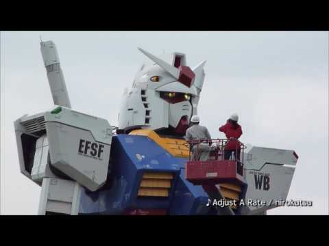 Восемнадцатиметровый RX-78 Gundam на страже Токио