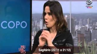 01/07/2013 -  Previsão Astrológica com Paula Pires  - Programa Mulheres