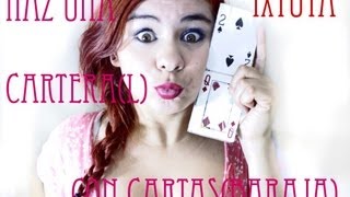 HAZ UNA CARTERA CON CARTAS♥ - DIY- Ixyuya "parodia"