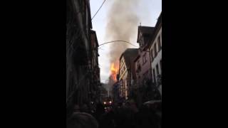 INCENDIE A RIQUEWIHR