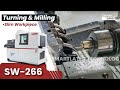 How to use our Swiss Type CNC machine for turning & milling slim workpiece  SWISS TYPE CNC LATHE