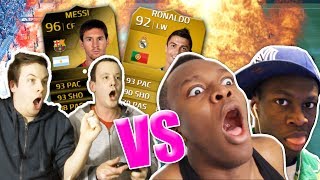 FIFA 14 - OMFG! KSI & DEJI Vs. TwoSync! SIF MESSI & RONALDO PINK SLIPS!