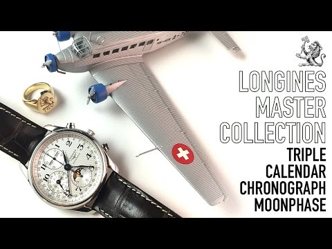Download A Review Of The Longines Master Collection Triple Date Chronograph Moonphase Luxury Automatic Watch