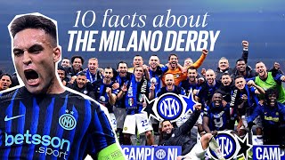 10 FACTS YOU NEED TO KNOW ABOUT THE MILANO DERBY 😎🖤💙???