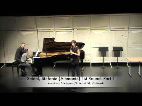 Seidel, Stefanie (Alemanie) 1st Round. Part 1