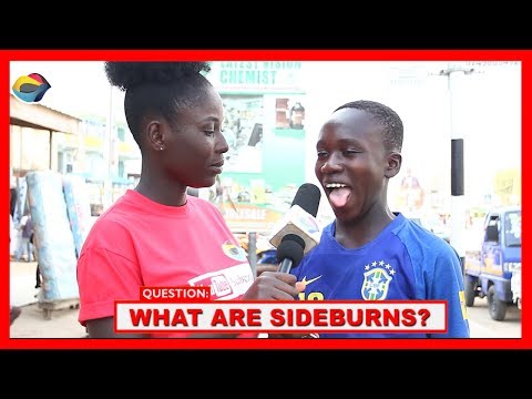 What are SIDEBURNS? | Street Quiz | Funny Videos | Funny African Videos | African Comedy |