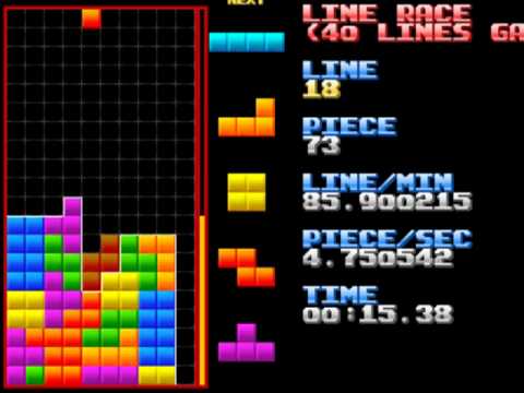 Tetris: рекорд скорости