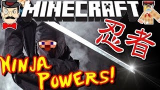 Minecraft NINJA POWERS! Clones, Water Walls & More!