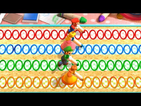 Mario Party The Top 100 MiniGames - Mario Vs Peach Vs Luigi Vs Daisy (Master Cpu)