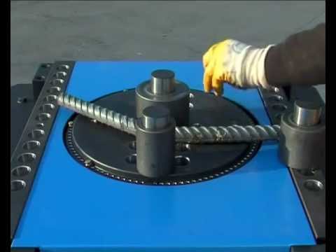 Dobladora de Hierro Trebol - Argentina - YouTube