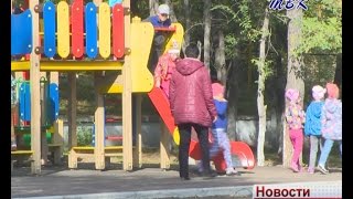 Торговая компания подарила и установила в детском саду «Сказка» игровую площадку