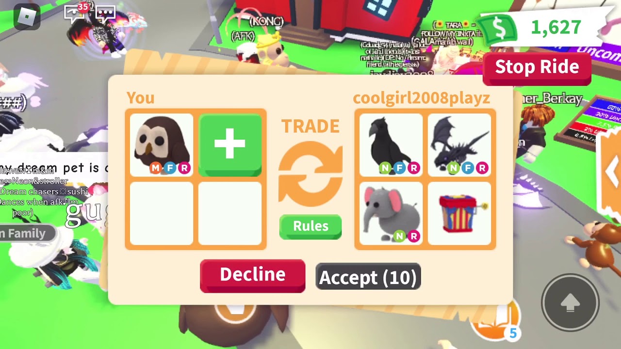 What,people,trade,for,MEGA,OWL😱,||,Adopt,Me,||,Roblox.