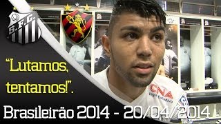 Santos 1 x 1 Sport - Bastidores - Brasileirão 2014 (20/04/14)