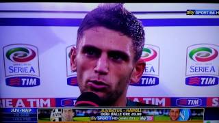 Intervista a Domenico Berardi Roma vs Sassuolo 1-1