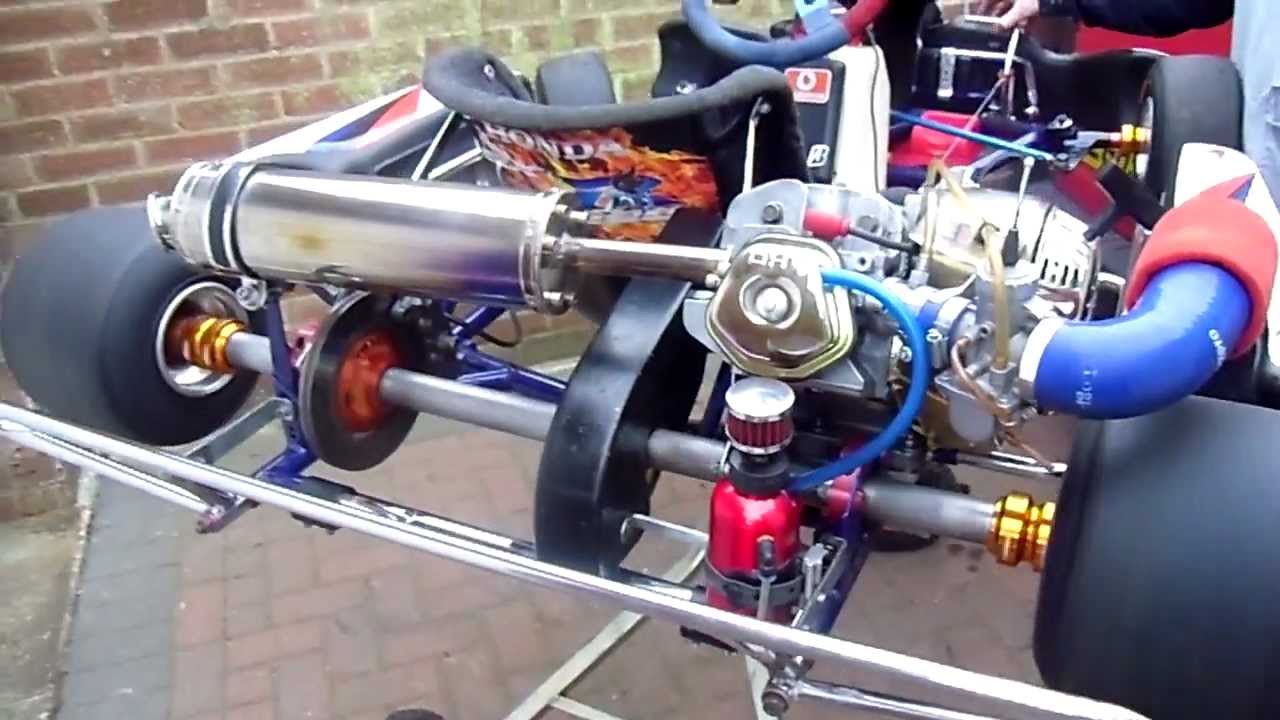 Honda gx390 thunderkart revving the bollocks out of it