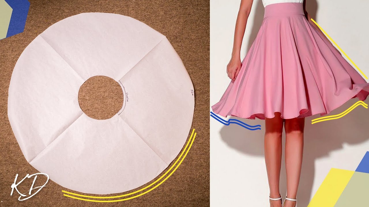 How To Cut A Long Circle Skirt