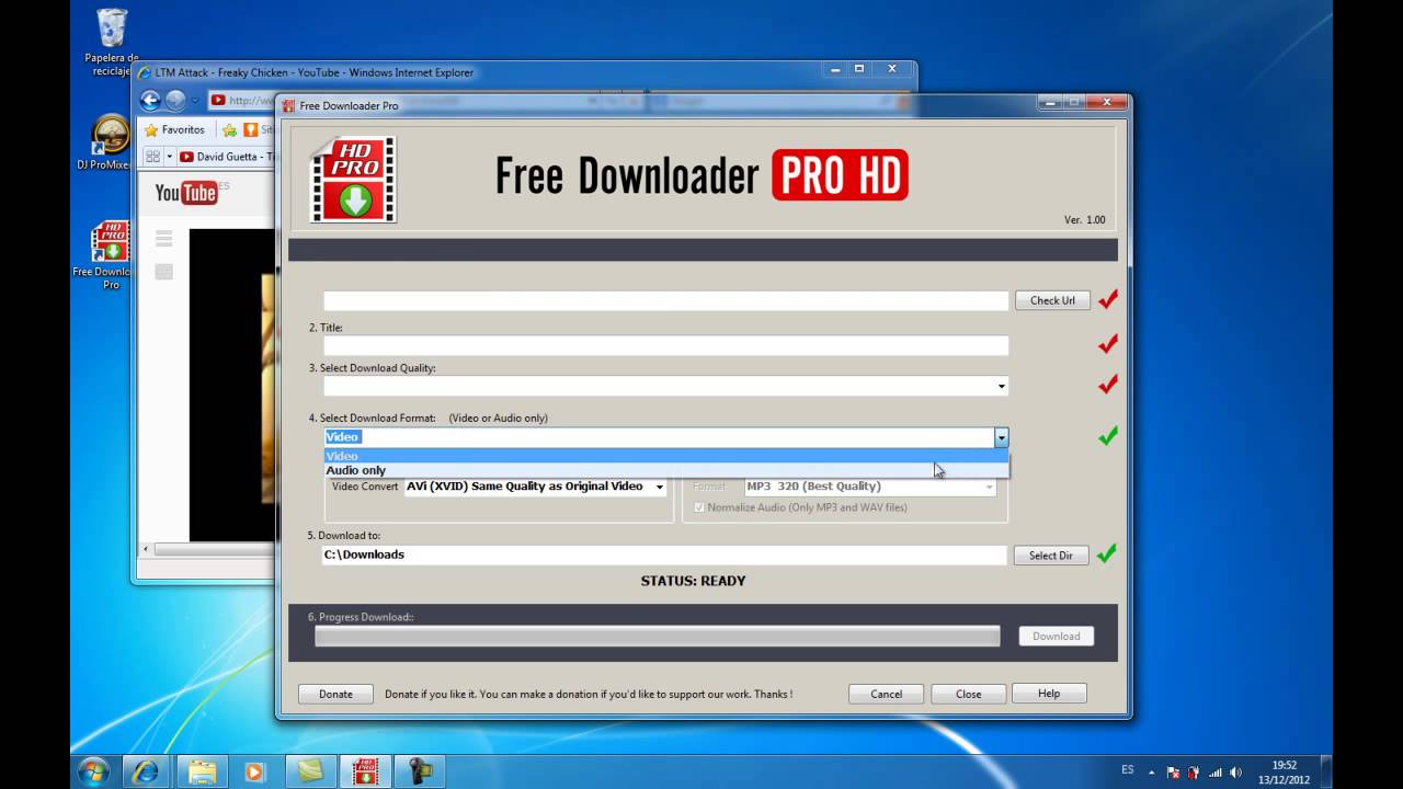 youtube downloader pro free download for pc