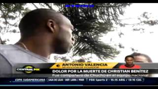 Valencia dolorido por la muerte de (chucho ) Benítez  fox sport