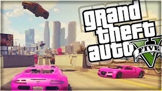 GTA 5 | 16 Player Racing! (GTA V Online Funny Moments)