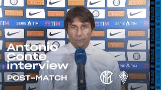 INTER 0-0 FIORENTINA | ANTONIO CONTE EXCLUSIVE INTERVIEW: "We were unlucky" [SUB ENG]