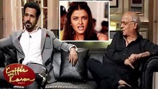 Emraan Hashmi INSULTS Aishwarya Rai Koffee With Karan 26th January 2014