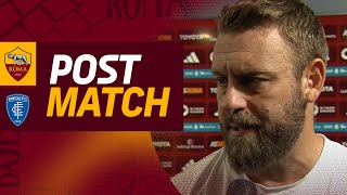 DANIELE DE ROSSI | INTERVISTA POST ROMA-EMPOLI