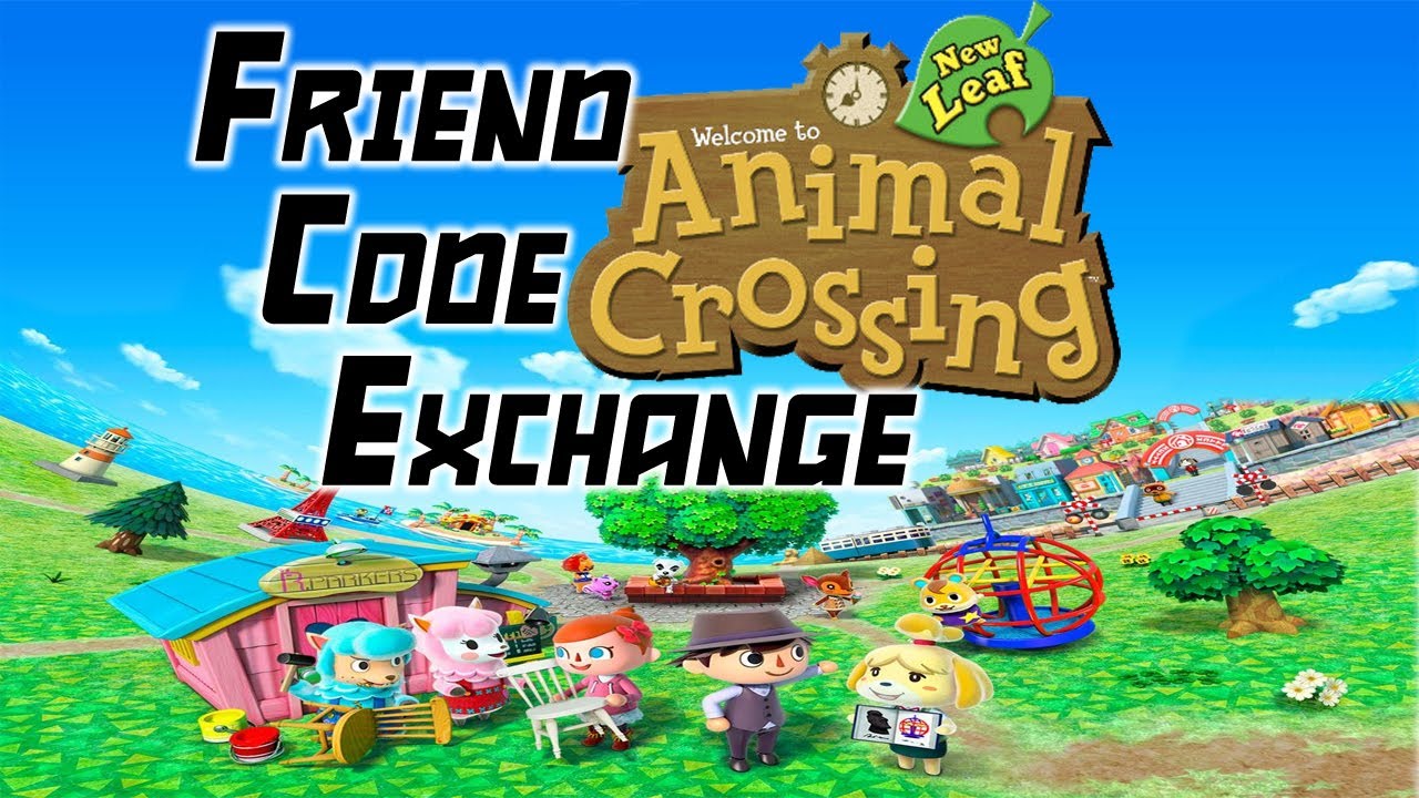 Animal crossing new leaf friend code exchange