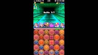 パズドラ【水の神秘龍】超級　覚醒ヘラ・イース×2(闇6. 25倍)