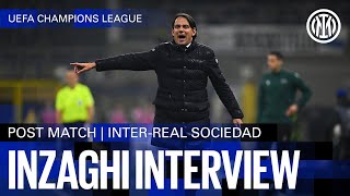 SIMONE INZAGHI INTERVIEW | INTER 0-0 REAL SOCIEDAD 🎙️⚫🔵??