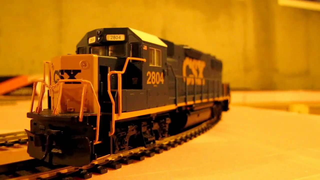CSX and Amtrak Ho Model Trains. - YouTube