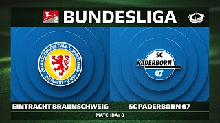 Eintracht Braunschweig vs. SC Paderborn 07 | Matchday 8 — Bundesliga 2 2025/26