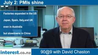 90 seconds at 9 am:PMIs shine (news with David Chaston)