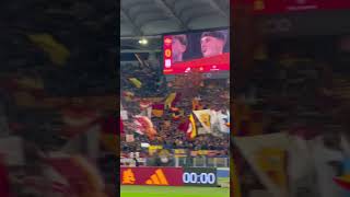 Our first anthem of the year! 🎶🏟️?? #asroma #dajeroma #football #fans