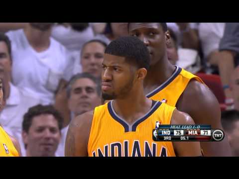 Paul George's Ferocious Facial Dunk