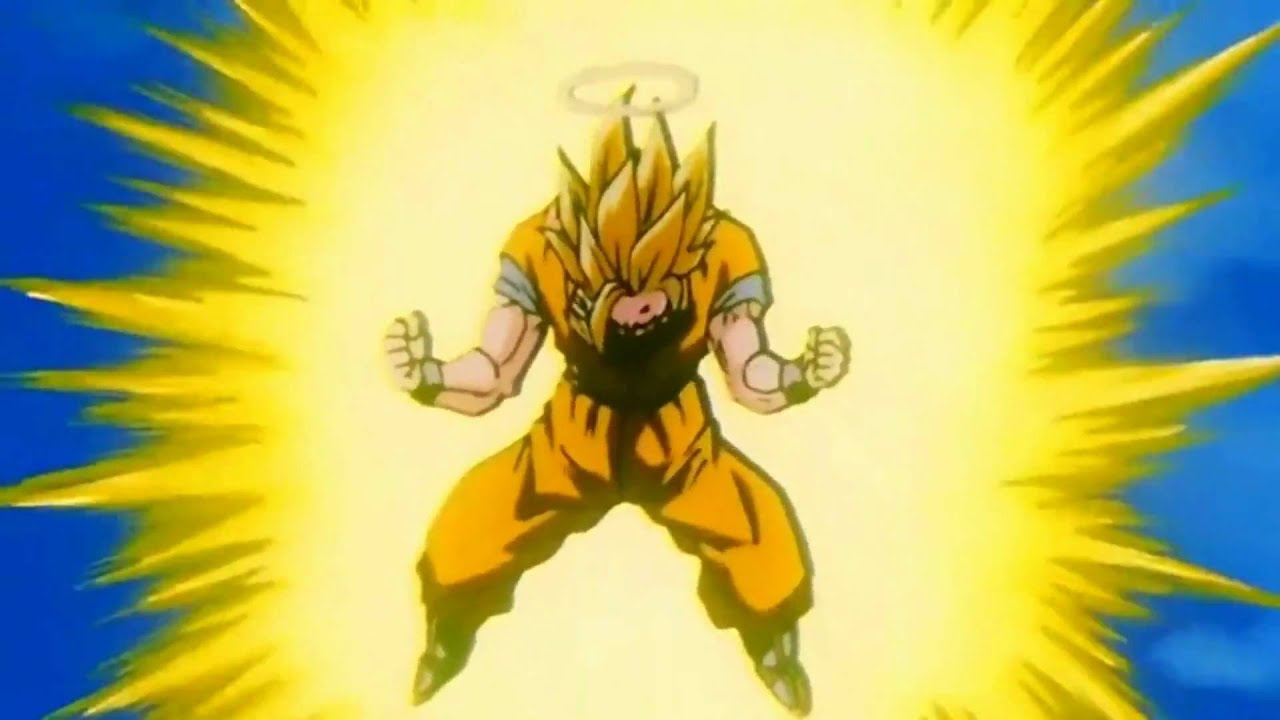 Goku goes Super Saiyan 3 remastered HD (1080p) - YouTube