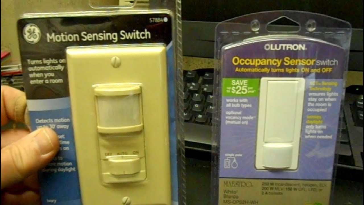 How to Install a Motion Activated Light Switch - YouTube