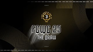 FIFA CLUB WORLD CUP 2025 - THE DRAW | LIVE 🔴?