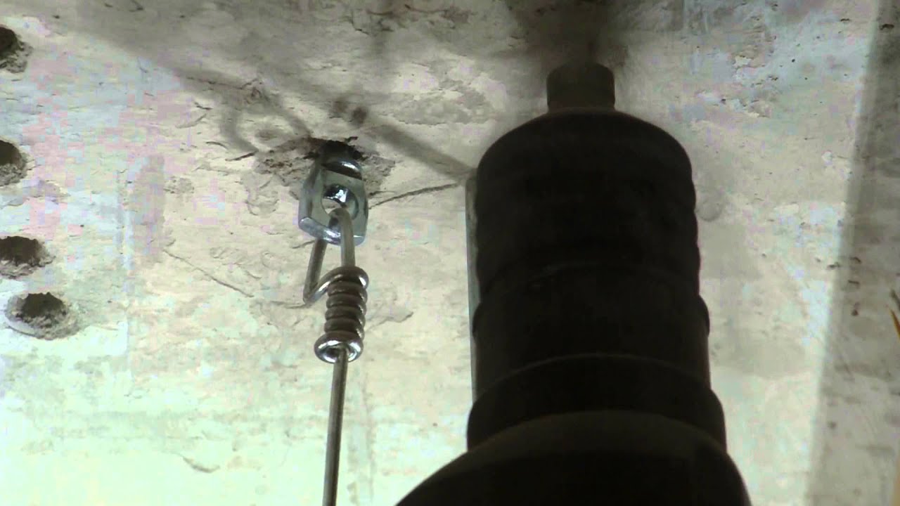 Installing Eye Wedge Anchors In Concrete With The I Driver YouTube