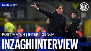 SIMONE INZAGHI INTERVIEW | INTER 2-1 GENOA 🎙️⚫🔵??