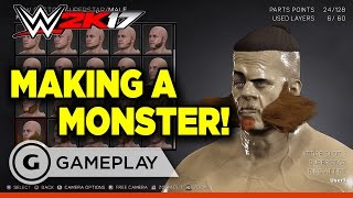 Making a Monster in WWE 2K17