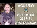 Video Horscopo Semanal ACUARIO  del 16 al 22 Diciembre 2018 (Semana 2018-51) (Lectura del Tarot)