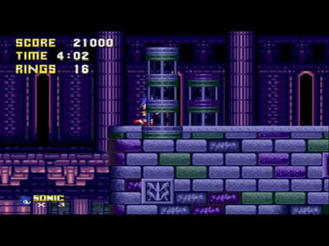 Sonic 3 and Knuckles: Master Edition (Sonic)- Hydrocity Zone Act 2 ...