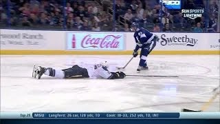 Steven Stamkos toe-drags puck to top corner